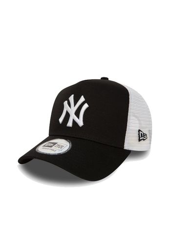 New Era New York Yankees Clean Trucker Cap" Black / White"