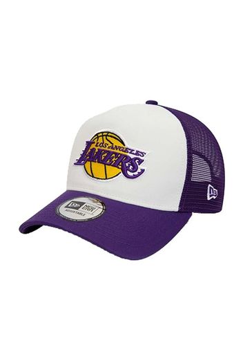 New Era LA Lakers A-Frame Trucker Cap" Lila"