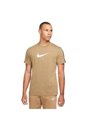 Nike Sportswear Shirt - Gr. S Brown Kelp / White