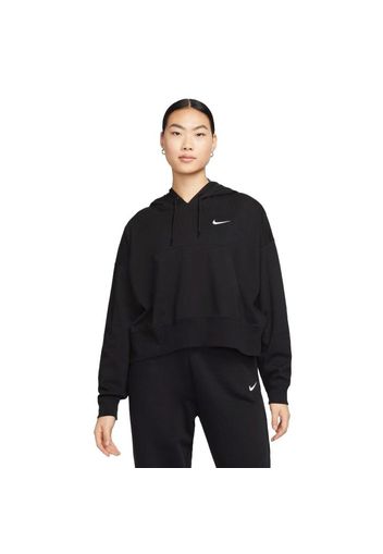 Nike Wmns Oversized Jersey Hoodie" - Gr. XS Black / White"