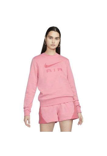 Nike Wmns Fleece Sweat" - Gr. S Coral Chalk / Sea Coral"