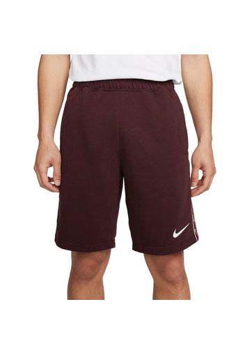 Nike Repeat Fleece Shorts" - Gr. M Burgundy Crush / White"