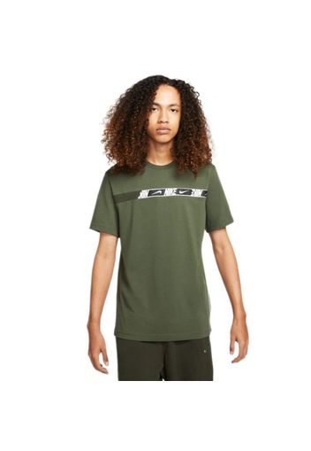 Nike Sportswear Repeat Shirt" - Gr. S Carbon Green / Sequoia / White"