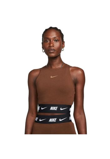 Nike Wmns Sportswear Crop Tank Top" - Gr. XS Cacao Wow"