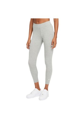 Nike Wmns 7/8 Mid-Rise Leggings" - Gr. XS Dark Grey Heather / White"