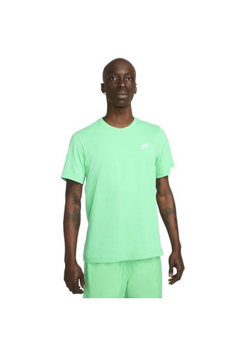 Nike Sportswear Club Tee" - Gr. S Spring Green / White"