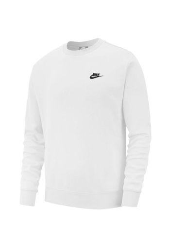 Nike Sportswear Club Sweat" - Gr. L White / Black"