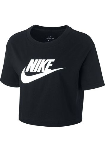 Nike Sportswear Short Sleeve Shirt - Gr. S Black / White