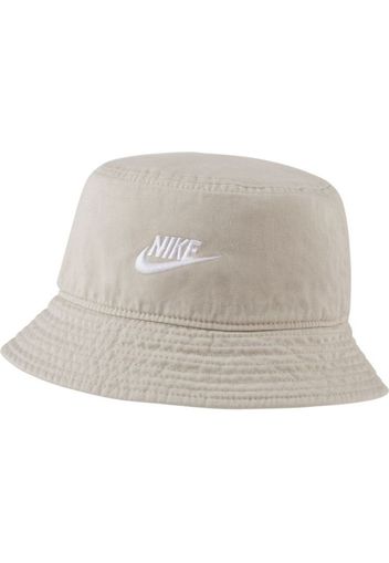 Nike Bucket Hat" - Gr. S/M Light Bone / White"