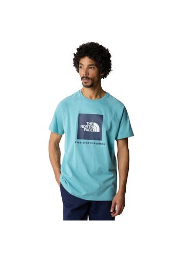 The North Face Raglan Tee" - Gr. L Reef Waters / Summit Navy"