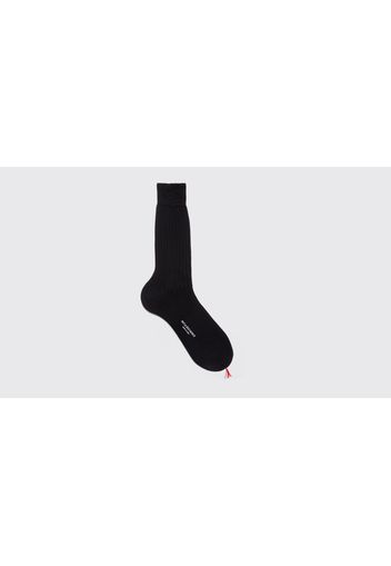 Socken Navy Cotton Calf Socks Cotton