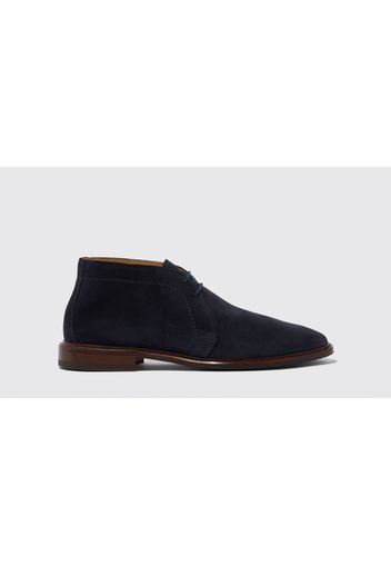 Ankle boots Gary Blue Suede Veloursleder