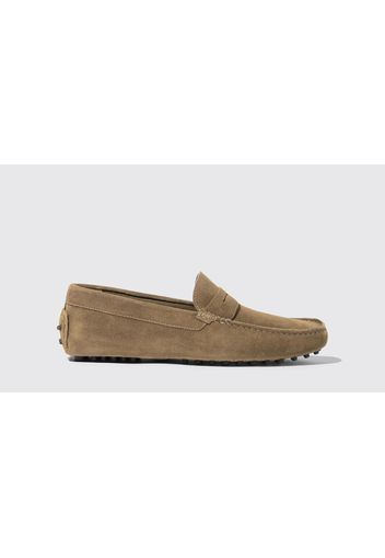 Mokassins Michael Beige Suede Veloursleder