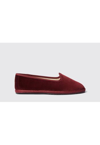 Slippers Valentina Bordeaux Velluto Samt