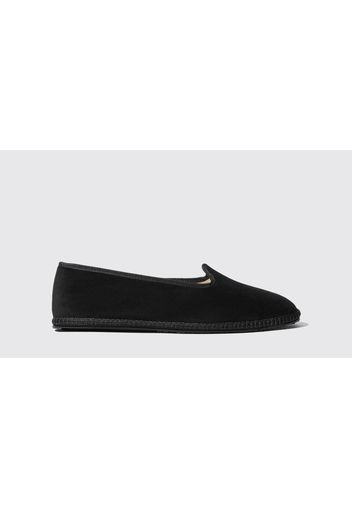 Slippers Valentino Nero Velluto Samt