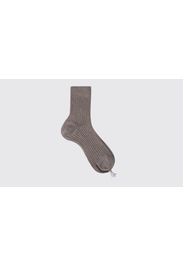 Socken Grey Cotton Ankle Socks Baumwolle