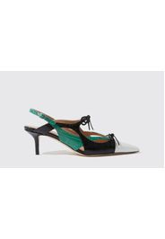 Pumps Crush Kalbsleder Kroko-Print