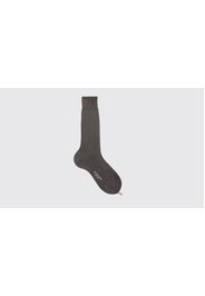 Socken Grey Cotton Calf Socks Cotton