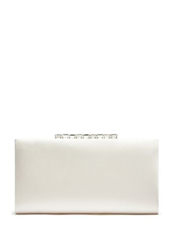 The Vip Crystal Clutch - Frau  Cream One Size