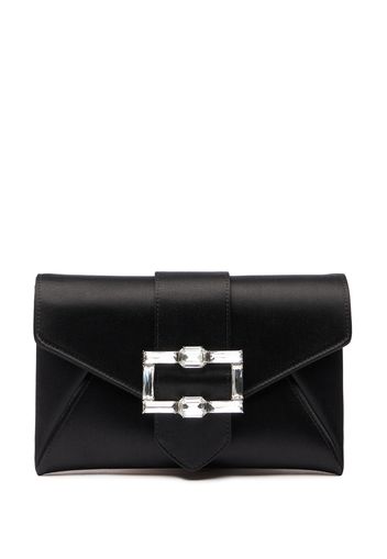 The Loveletter Shine Buckle Mini Clutch - Frau  Black/clear One Size