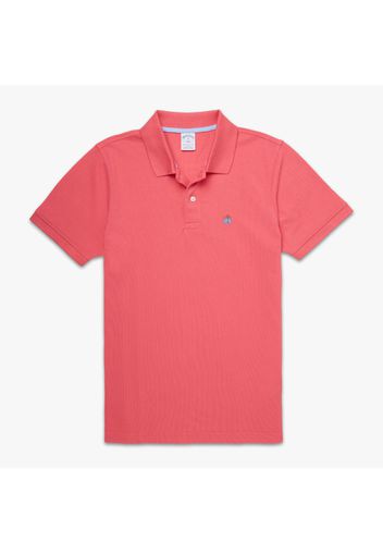 Slim Fit kurze Ärmel Pikee-Poloshirt - male Helles Rosa M