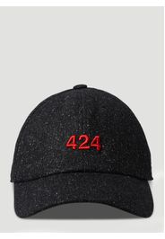 Embroidered Logo Baseball Cap - Mann Hats One Size