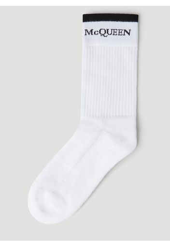 Reversible Logo Trim Socks - Mann Socken M