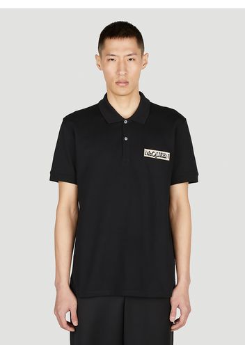 Logo Patch Polo Shirt - Mann Polo Shirts Xxl