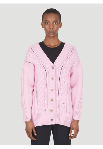 Cable Knit Cardigan - Frau Strick M