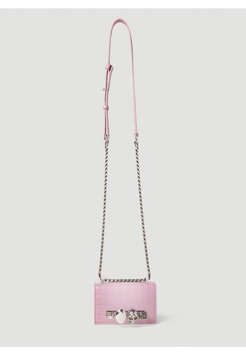 Jewelled Satchel Micro Shoulder Bag - Frau Schultertaschen One Size