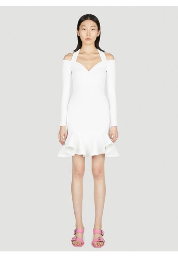 Ruffle Flare Dress - Frau Kleider Xs