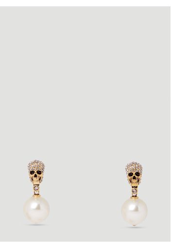 Pave Skull Earrings - Frau Schmuck One Size