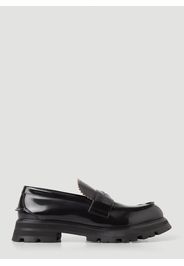 Scalloped Tongue Penny Loafers - Mann Slipper Eu - 39.5