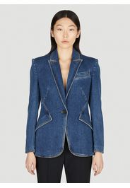 Single Breasted Denim Blazer - Frau Jacken It - 40