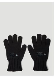 Text Print Gloves - Mann Handschuhe One Size