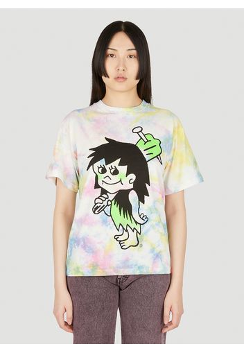 Caveman Tie Dye T-shirt - Frau T-shirts Xs