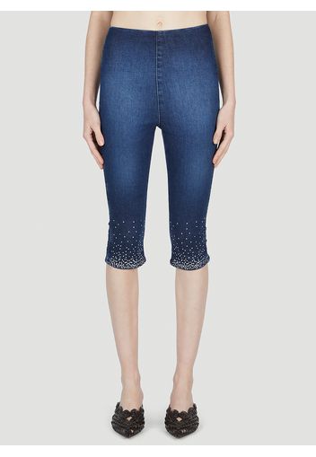 Embellished Capri Jeans - Frau Shorts Xs