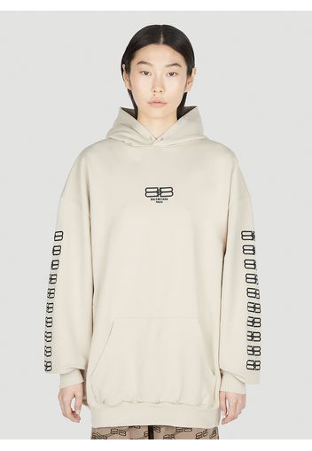 Logo Print Hooded Sweatshirt - Frau Sportbekleidung M