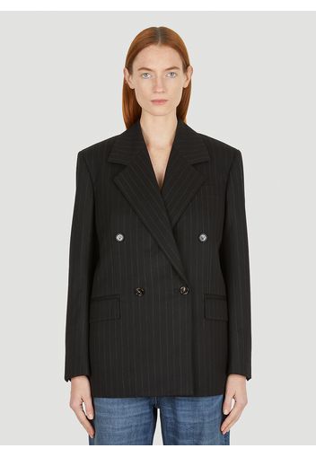 Double-breasted Pinstripe Blazer - Frau Blazers It - 38