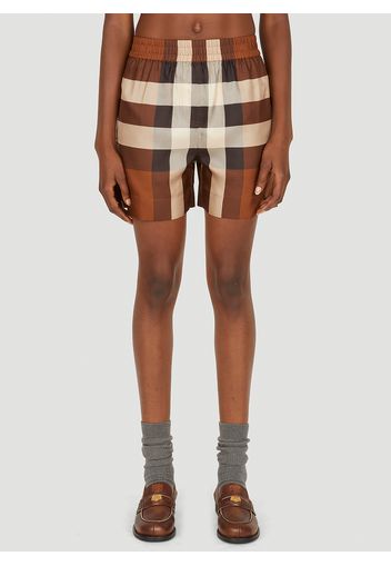 Tawney Signature Check Shorts - Frau Shorts Uk - 12