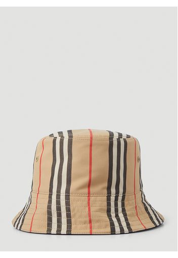 Icon Stripe Bucket Hat -  Hats S