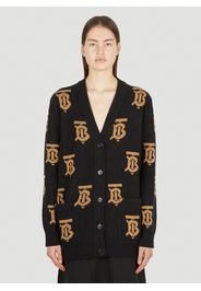 Nadine Logo Jacquard Cardigan - Frau Strick S