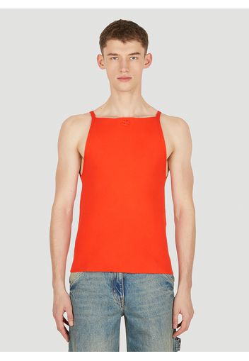 High Neck Tank Top - Mann Tops Xl