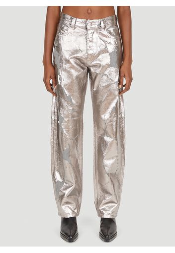 Metallic Jeans - Frau Jeans 27