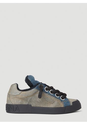 Patch Denim Sneakers - Mann Sneakers Eu - 43