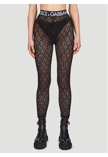 Logo Mesh Leggings - Frau Leggings It - 42