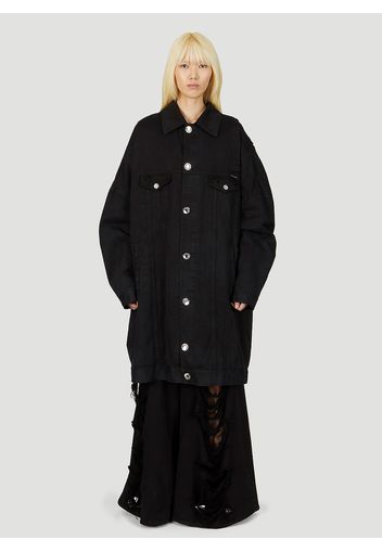 Kim Oversized Denim Coat - Frau Mäntel It - 38