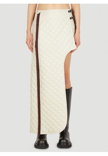 Quilted Asymmetric Skirt - Frau Röcke It - 42