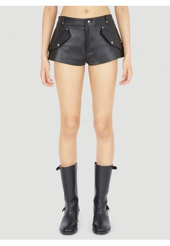 Leather Mini Shorts - Frau Shorts It - 42