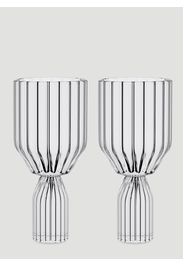 Set Of Two Margot White Wine Goblets -  Glassware One Size